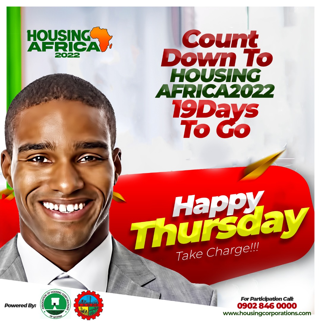 Join <a href="/officialAHCN/">Association Of Housing Corporations Of Nigeria</a> and <a href="/lsdpcofficial/">LSDPC</a> at the 6th International Conference on Housing &amp; Exhibition.

1st - 3rd November, 2022
#Nigeria #Lagos #conference #housing