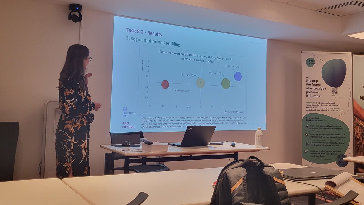 AgEconUGent's tweet photo. Our consumer behaviour team @HStricht, @ChristineYHung and @WimVerbeke1 travelled to Paris for the 36 GA #meeting of #ProFuture!
They presented latest results on consumer perception of #microalgae #proteins in food. 
For more: https://t.co/QNpS8f5nEu  #alternativeproteins https://t.co/v3bUIohKcg