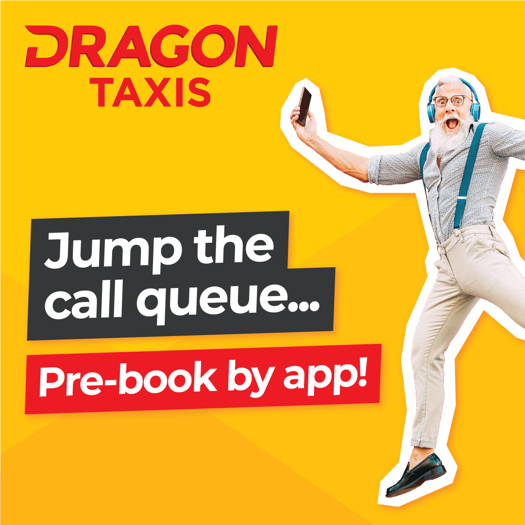 DOWNLOAD NOW! 

Why not jump the call queues and book your ride by app 📲 appsend.me/dragon-taxis