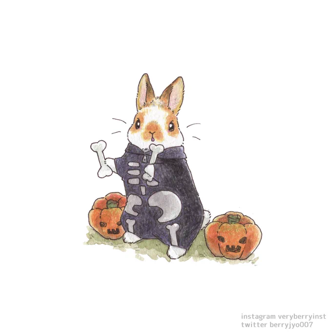 Halloweenほねほねダンスしちゃうよ〜(())毎日投稿988日目 #Halloween #ハロウィン 