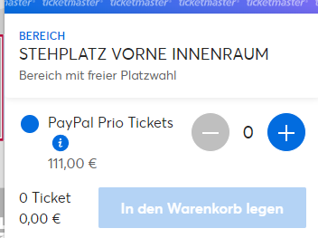 mazeheld's tweet photo. @drunkrhin0 Ja eh nah. 111€ to see a Pop Punk band, nope. https://t.co/4fFvRFRqPp