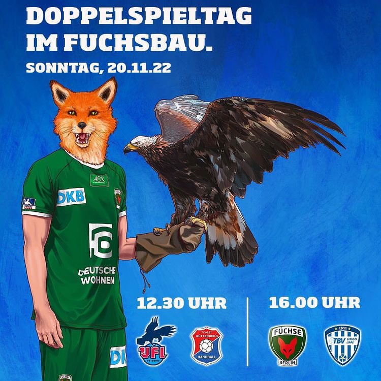 VfLPotsdam's tweet photo. Doppelspieltag mit den Füchsen in Berlin! 💯

https://t.co/U2MxDWqTXD https://t.co/cBMBlSKxAs