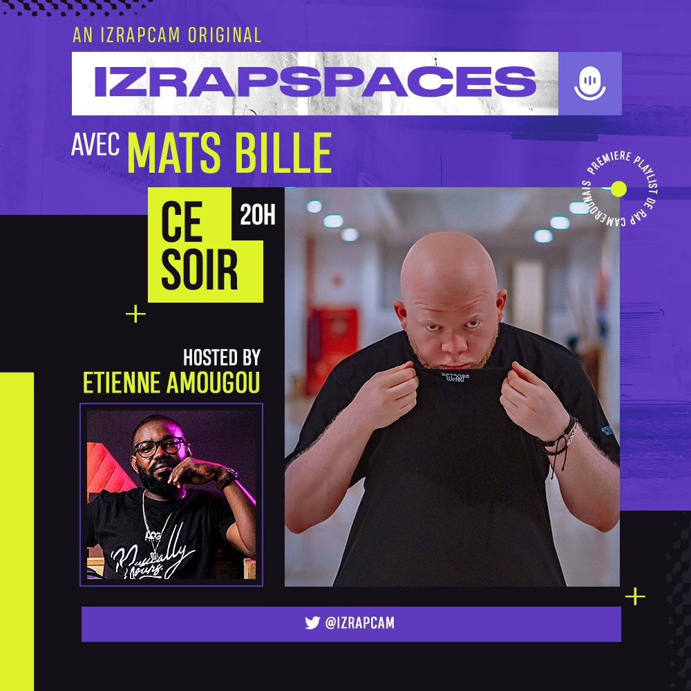 matsbille's tweet photo. Hi Fam !
N'oubliez pas notre rendez-vous de ce soir sur https://t.co/rDZkdqFORS ( 20h GMT+1 ) avec @EtienneAmougou et @izrapcam
Checkez la playlist via le lien https://t.co/A8RKsEPJZR 🔗
#B #izrapcam #Albizrapcam #Albinosphère #Albination https://t.co/TIZFuhED7S