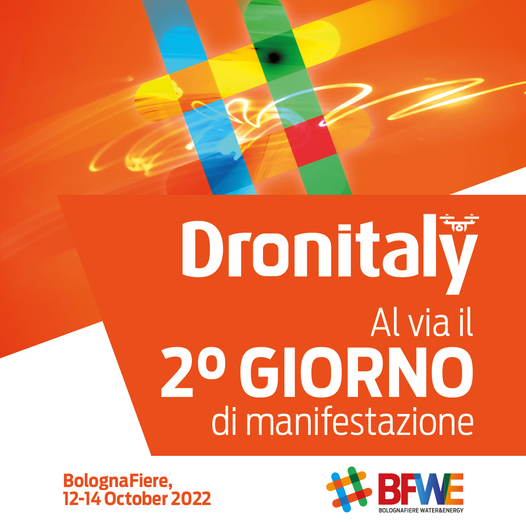 Secondo giorno di #Dronitaly. Bologna al centro della transizione ecologica. La manifestazione di <a href="/_BFWE/">BFWE</a> dedicata ai mezzi a pilotaggio remoto per uso professionale vi aspetta!
👉 Programma completo bit.ly/3S6UwlC