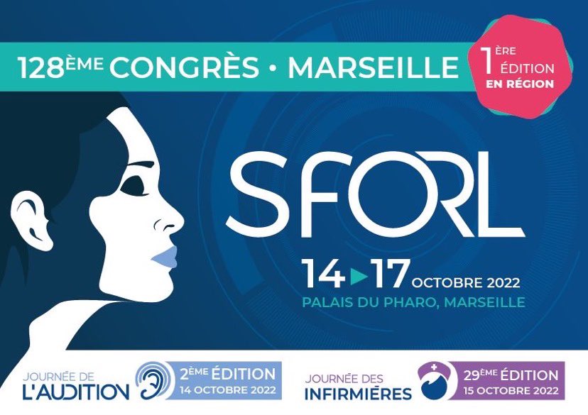 Dianosic souhaite un grand succès au 128ème congrès de la SFORL qui se déroulera du 14-17 octobre.

Pour la première fois, le congrès de la SFORL se tiendra à Marseille dans un lieu exceptionnel au Palais du Pharo. Dianosic souhaite à tous les participants un excellent congrès!