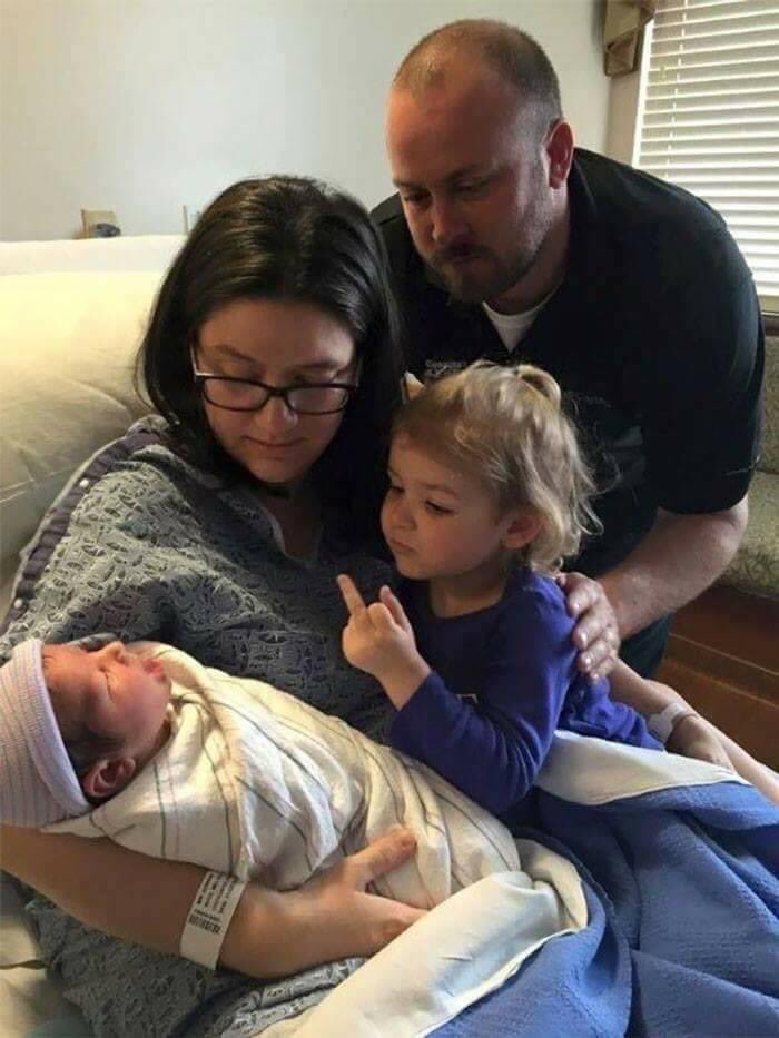 These kids are cleary not happy to welcome a new sibling😂

Thread