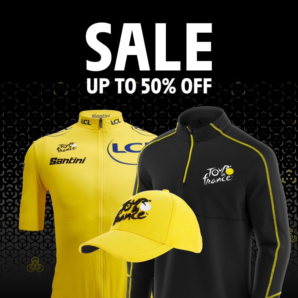 👀 Don’t miss out! Up to 50% off on the official Tour de France store 👉 bit.ly/3rTxLGO 👀 Profitez-en! Jusqu’a -50% de reduction sur la boutique officielle du Tour de France 👉 bit.ly/3VlcxPs