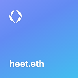 jaestips_eth's tweet photo. My first ever #ENS auction.  This is for you @HEET_Gaming really, but everyone can bid here > 

https://t.co/ZqPXdrkNik

#ENSAuction #ENSName #ensdomains #ENSShill #HeetGG #HeeteSports #eSports https://t.co/IIrjHJ19fX
