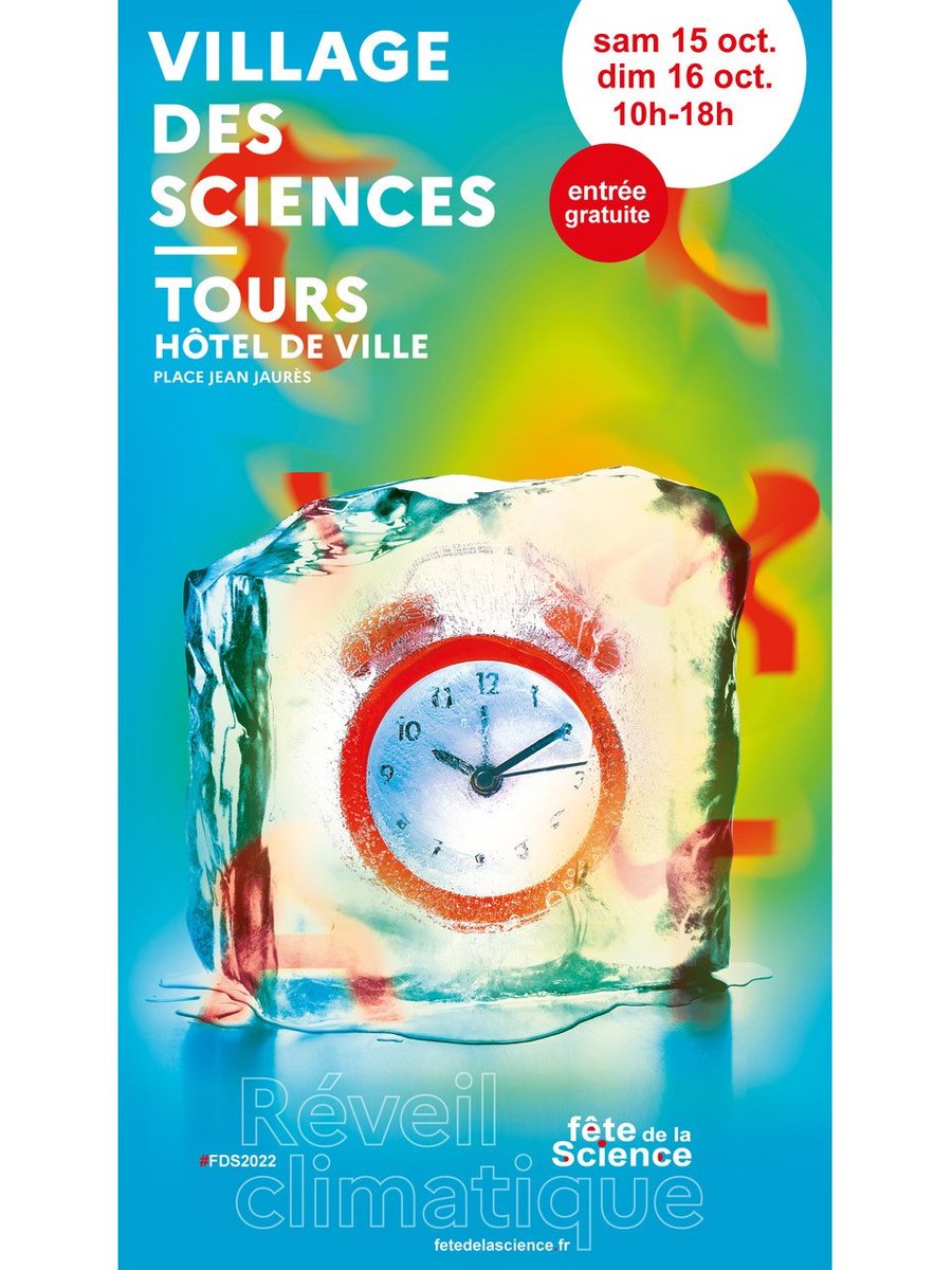 La Fête de la science vous ouvre ses portes dans l'hôtel de ville de #Tours, le 15 et 16 Octobre de 10h à 18h.
<a href="/EntomoC/">EntomoCentre</a> vous présentera le monde des insectes et l'impact du climat sur leur évolution. 
Accompagné de <a href="/IRBI_Tours/">IRBI</a> @UnivTours <a href="/DR08_CNRS/">CNRS Centre Limousin Poitou Charente</a> <a href="/INRAE_VDL/">INRAE Val de Loire</a>