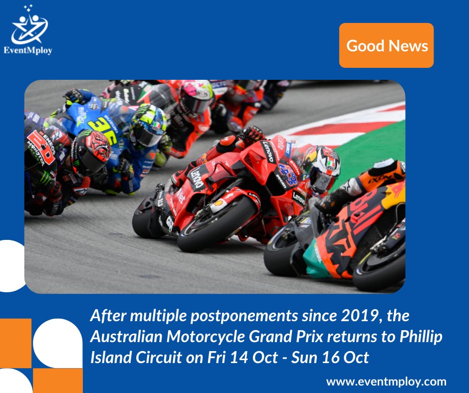 EventMploy's tweet image. 🍾 Long time coming! 🏎 Good luck to all the #eventprofs working on the event!
eventmploy.com
 #eventmploy #events #freelancer #eventjobs #hospitalityjobs #opentowork #work #joboffer #eventprofessionals #events #freelancers #eventorganisers #eventplanners #recruitment