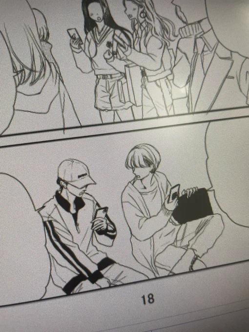 無事ネームが終わり原稿突入です✒️

モブから入れていく。
モブって表情入れないからか、私的に頭空っぽで描ける…。
原稿始まりに描くにはもってこいのキャラ達。 
