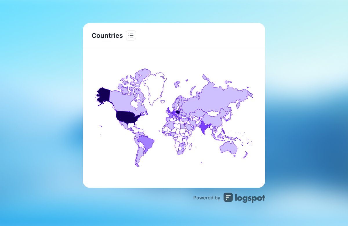 spolsky_co's tweet photo. Filling in the world map of @LogspotHQ 😉

#buildinpublic https://t.co/GUKN0rFZ0Y