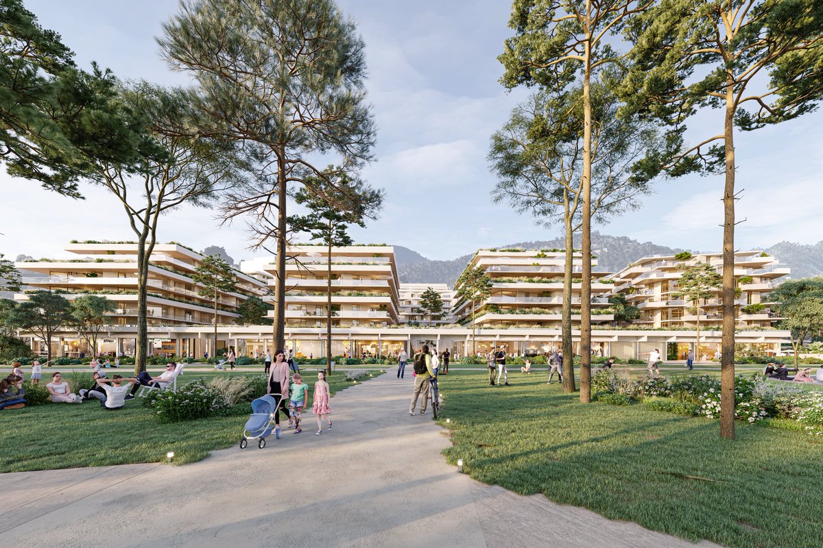 🆓 <a href="/Emerige/">Emerige</a> &amp; <a href="/Icade_Officiel/">Icade</a> lauréats pour développer un projet mixte de 35 600 m² à Roquebrune-Cap-Martin. Une programmation d’envergure permettra l'émergence d'un nouveau quartier comprenant logements, commerces et bureaux aux portes du centre-ville. ℹ️ bit.ly/3CPO1yF