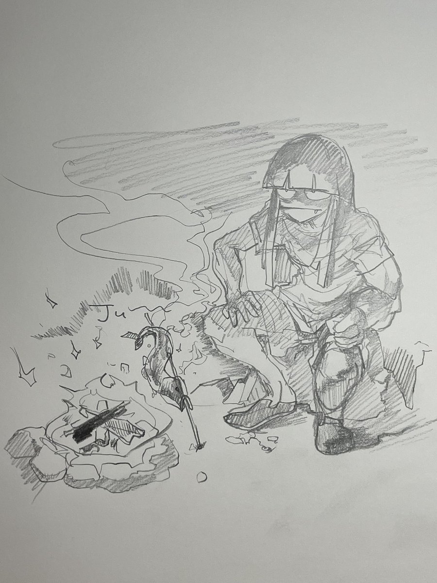 19話投稿が近づいてきました(この絵は内容にまったく関係ないけど………) 