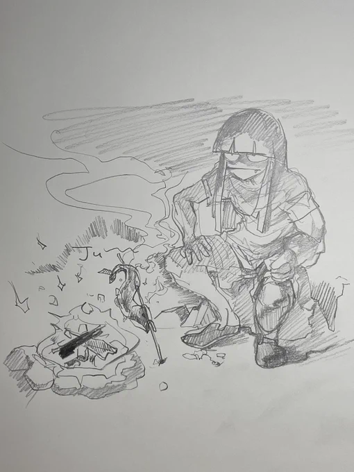 19話投稿が近づいてきました(この絵は内容にまったく関係ないけど………) 