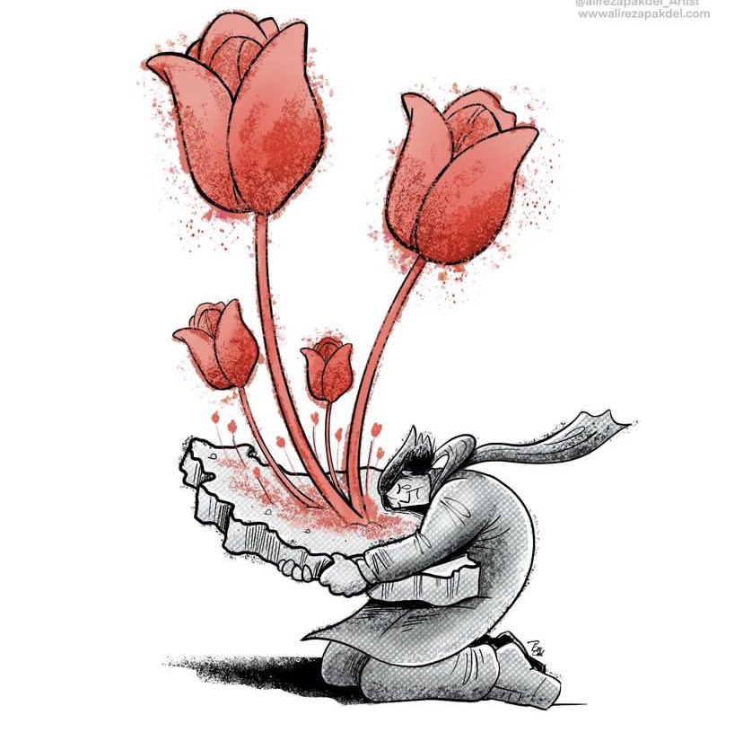 HonarMrooz's tweet photo. ❇️ طرحی از علیرضا پاکدل https://t.co/1ShCxhZpUM