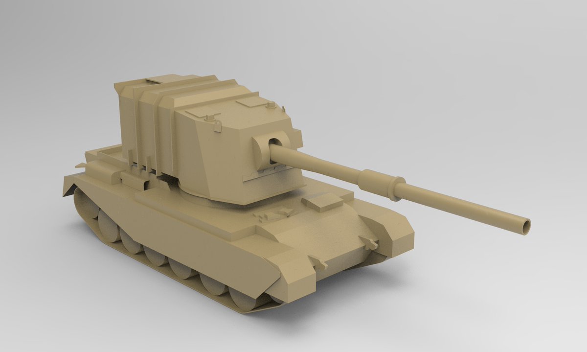 DimTinchik's tweet photo. Старий проект паперової моделі британської САУ #FV4005 Stage II на базі моделі #Centurion Mk7/1
#3drender #Rhinoceros #підзамовлення #papercraft #art #oldproject #lowmodell #madeinUkraine #freepapermodel https://t.co/J4vVHtbbd5