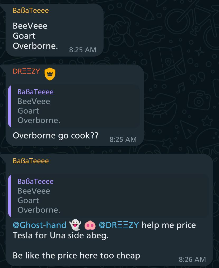 0xBaze's tweet photo. 😂😂😂😂😂😂
Doings, God abeg
Am I a stick
Awon influencer no bag any
@BeVEENFT(u get mind block my dm), @goartmetaverse (u ehn)
Una do me this one 😭 https://t.co/0laruf0DM2