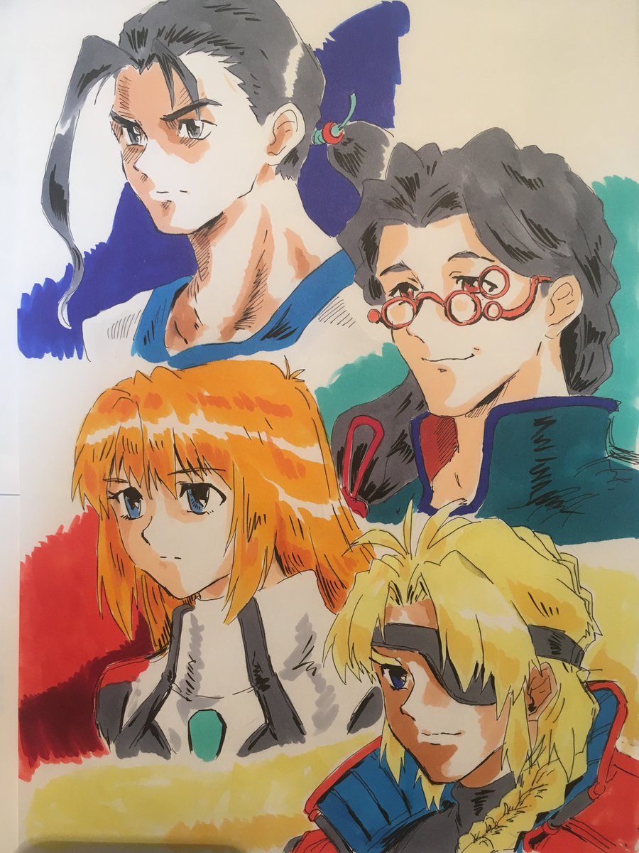 過去絵。ゼノギアス、ゼノサーガ。 