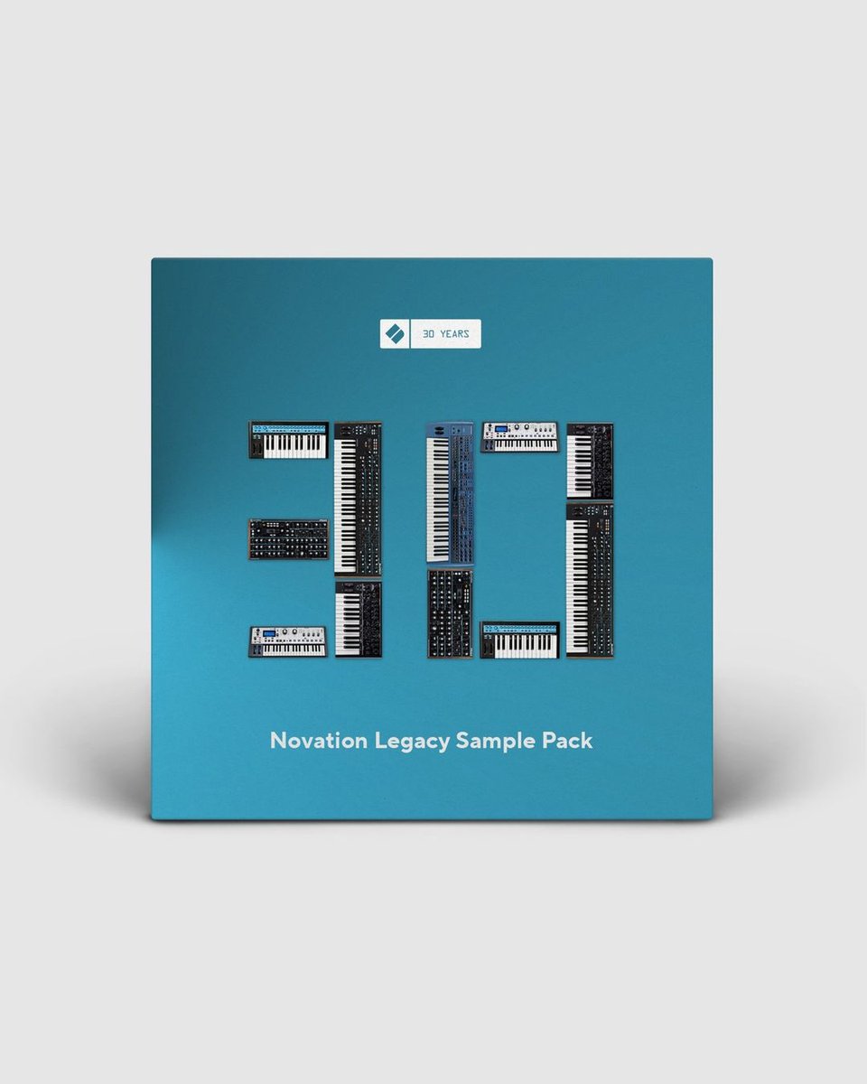 It is Novation's 30th anniversary 🎂 Their synths and controllers have helped to shape the music industry since 1992. <a href="/WeAreNovation/">Novation</a> is hosting a big competition &amp; they released a very special sample pack crafted. More info:

algambenelux.be/blog/2022/10/6…

#novation #30years #synth #AB