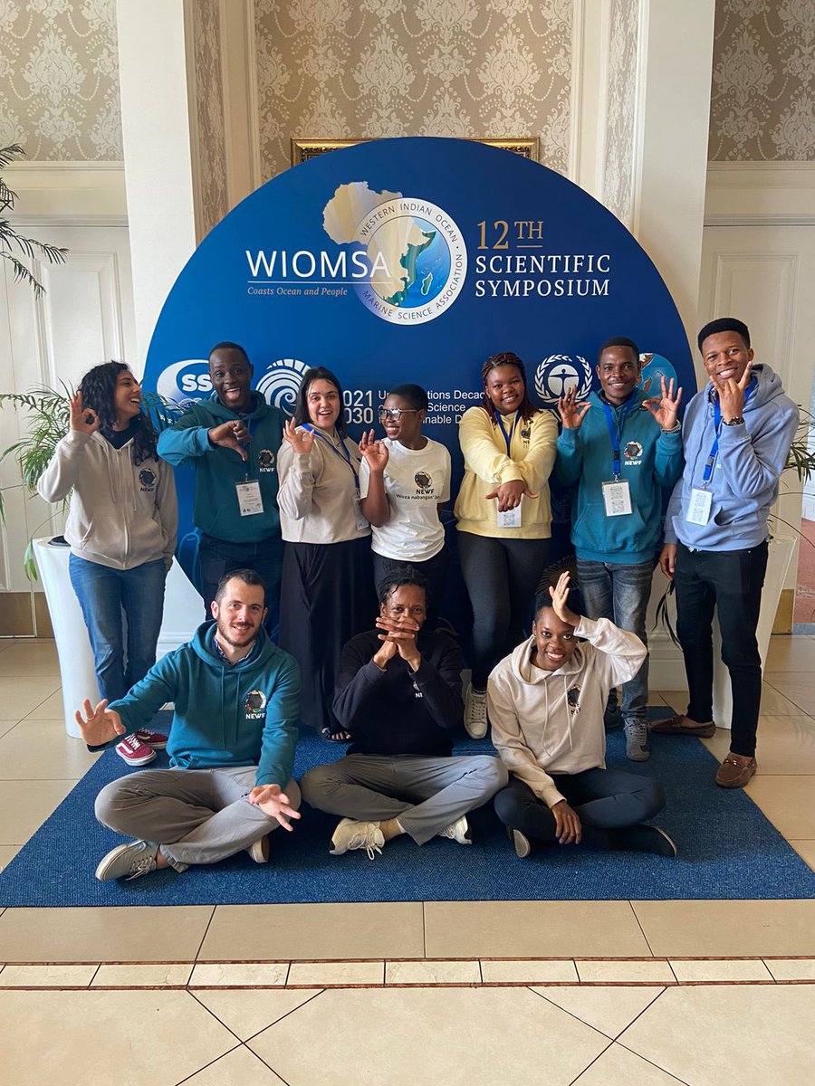 NancyIraba's tweet photo. Day 4: NEWF Fellow lightning up @wiomsa symposium 🇿🇦

Above photo has different underwater communication signals, mine stands for “Shark” 🦈

Welcome to the underwater world on land 😄
.
.
Thank you @noel_kok @pragnapk @newfcommunity 💙
.
.
#wiomsa2022 https://t.co/5gQl5zOHua