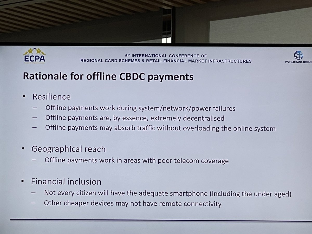 #ECPA Alain is right, but I’d say it even more strongly: no offline, no resilience