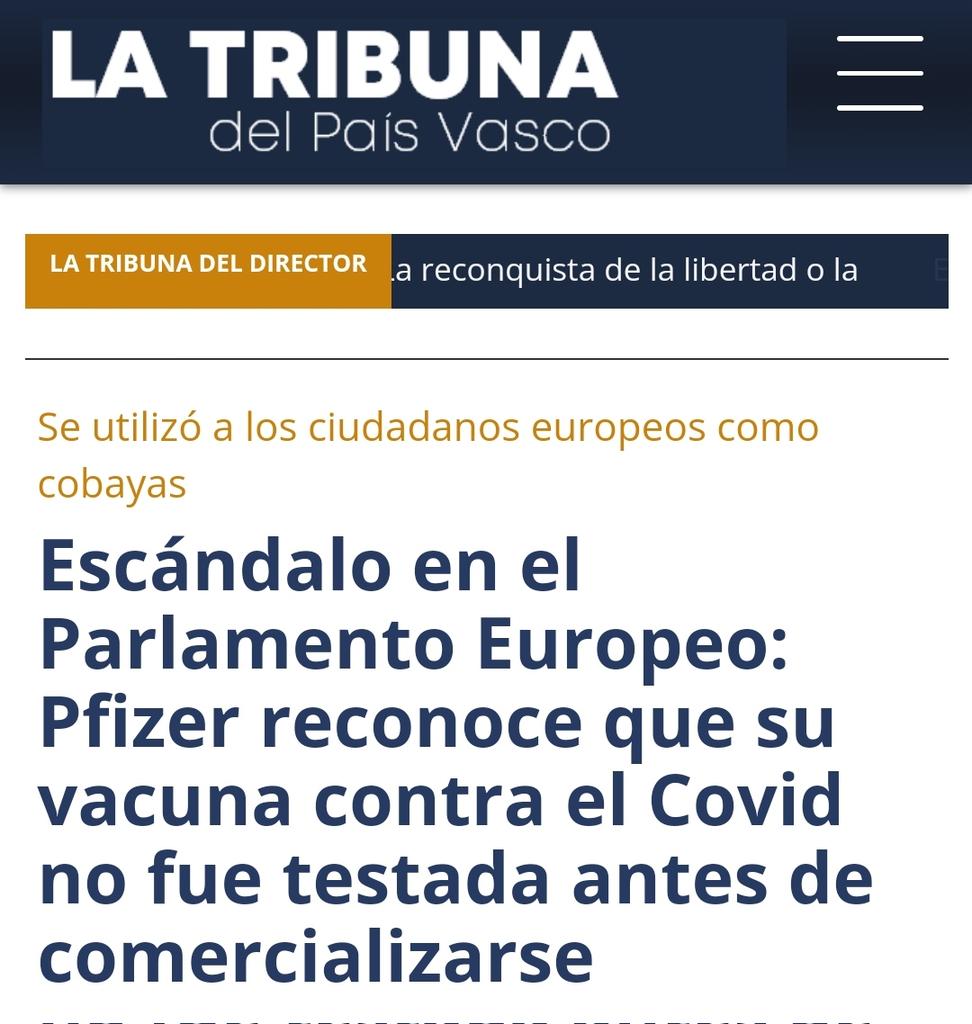JuanMuncc's tweet photo. Hombre!!!! Un periódico valiente que lo cuenta. Y la demás basura mediática para cuando😱 https://t.co/2fHK48ETvt