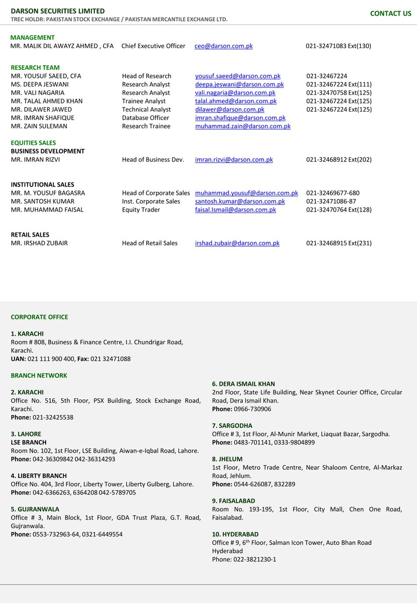 DarsonUpdates's tweet image. Monthly Update
13 | Oct | 2022 |  Thursday
Darson Securities Limited
darson.com.pk
WhatsApp 0300-2444787
UAN: 111-900-400
Email: info@darson.com.pk
#darsonmonthlyupdate #research #researcher #updates #stockmarkets #stockstobuy #monthlyupdate #darsonresearch