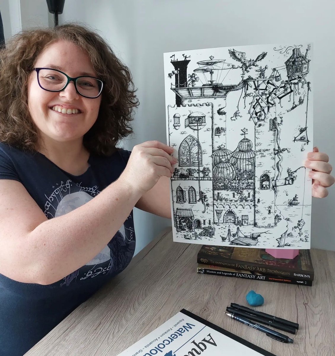 BelfastRoyalAc's tweet photo. Well done to our talented Art Technician, Laura Atkins on having one of her illustrations accepted into the 141st @RoyalUlsterAcad Annual Exhibition in the @UlsterMuseum! Opening on Fri 14th Oct, it's always a lovely event to visit❤️
https://t.co/8oTmMERfjf
#BRAart #RUA141 https://t.co/zDjhGmNchy