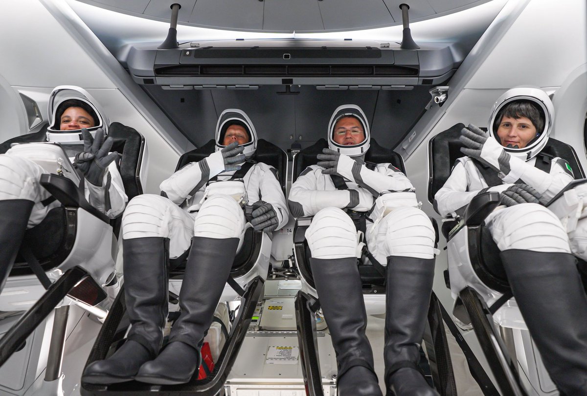 👨‍🚀 DESACOPLE DE LA CREW DRAGON

Hoy a las 14:07 UTC la misión Crew-4 de SpaceX y NASA inicia su viaje de vuelta a casa desde la Estación Espacial Internacional.

16:07 🇪🇸
15:07 🇮🇨
11:07 🇦🇷🇨🇱🇵🇾🇺🇾
10:07 🇧🇴🇨🇺🇩🇴🇵🇷🇻🇪🇺🇸ᴇᴛ
9:07 🇨🇴🇪🇨🇲🇽🇵🇦🇵🇪🇺🇸ᴄᴛ
8:07 🇨🇷🇬🇹🇭🇳🇳🇮🇸🇻🇺🇸ᴍᴛ
7:07 🇺🇸ᴘᴛ