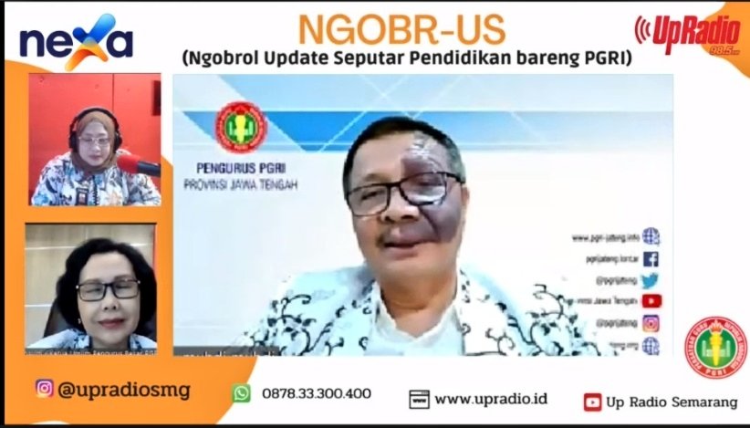 Seru banget tadi ngobrol update seputar pendidikan bersama ibu Ketum <a href="/unifahr/">Unifah Rosyidi</a> dan Ketua PGRI Provinsi Jawa Timur <a href="/pgrijateng/">pgrijateng</a> di <a href="/upradiosmg/">UP Radio 98.5 Fm</a>. Bagi kawan-kawan yg tidak sempat join tadi tenang saja bisa menyimak tayangan ulangnya di youtu.be/qao-2YZNRmI.

#PGRI