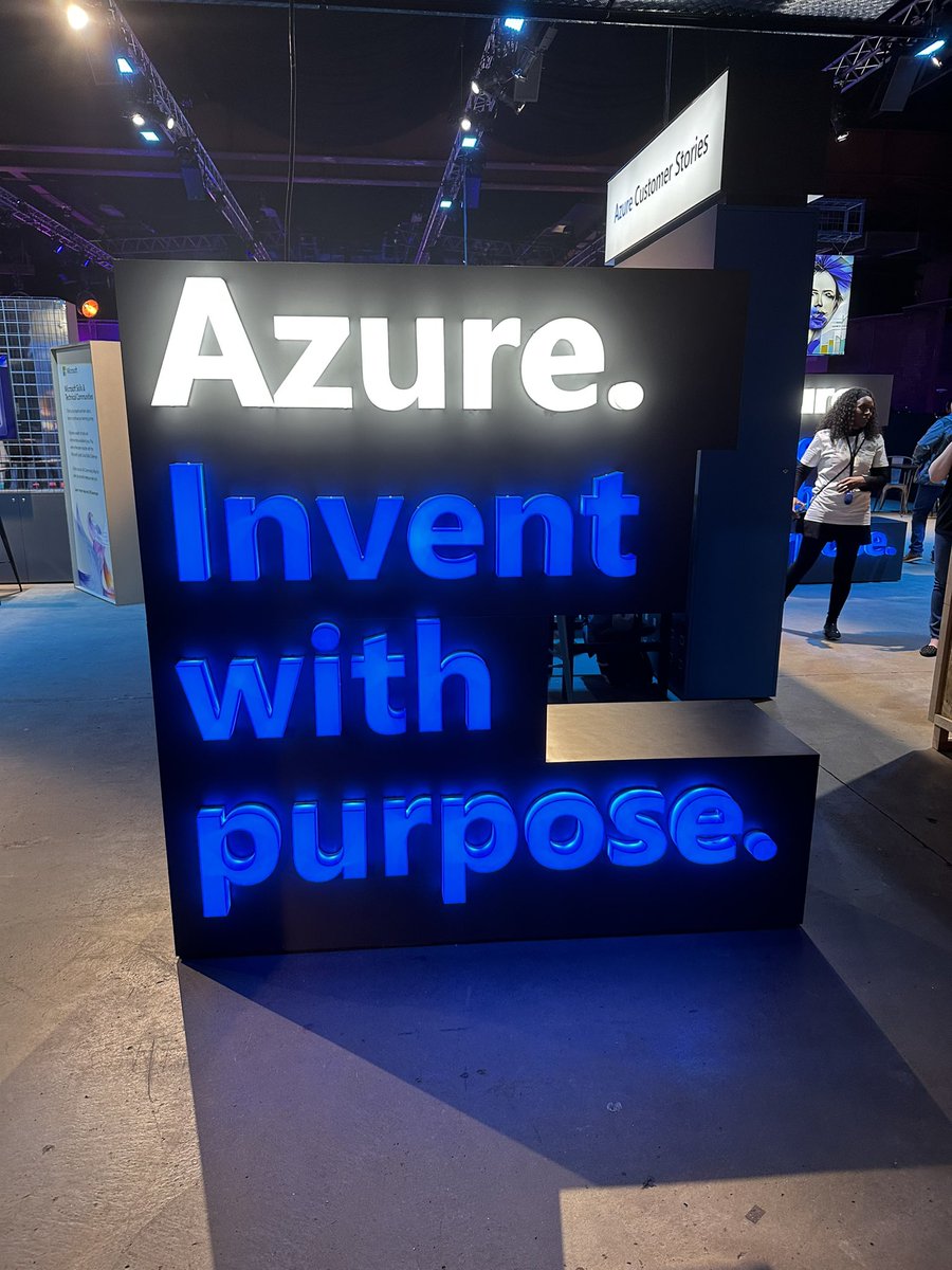 I’m on the #Azure stand at the #Ignite2022  UK spotlight in Manchester today. Come and say Hi!