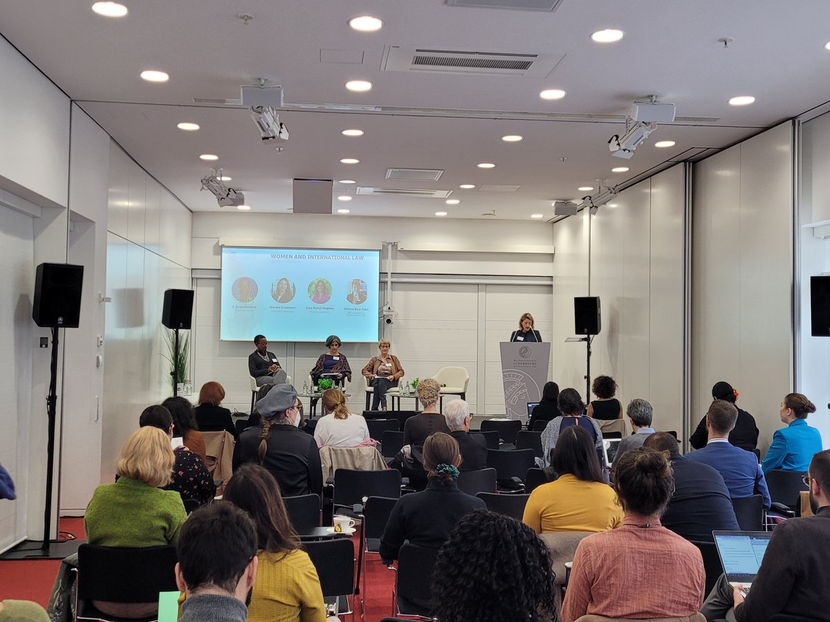 MPI_Luxembourg's tweet photo. Today’s the day! Contributors to the 'Oxford Handbook on #Women and #InternationalLaw' will present their work on the interplay between women and international law at the @MPI_Luxembourg! Stay tuned for updates on the exciting talks held today and tomorrow! #WILConference https://t.co/N1nY7D0007
