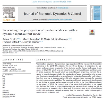 Will out-of-equilibrium models ever be useful for #forecasting the macroeconomy ahead of time? Our just published paper in #JEDC gives an answer: YES doi.org/10.1016/j.jedc… #OpenAccess Thread (1/7)