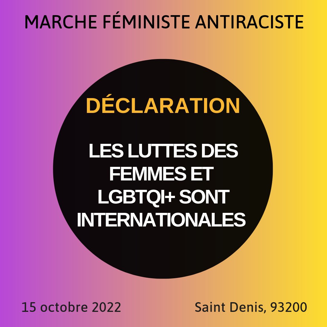 JohannaSoraya55's tweet photo. Le féminisme de la @MarcheFeministe anti-raciste est populaire et internationaliste, en Iran, en Afrique du Sud, au Brésil, aux USA, en Afghanistan les femmes &amp; LGBTQIA+ montrent la voie, marchons et mobilisons nous en ligne pour iels aussi 🙌la batucada #RaizesArrechas sera là🥁 https://t.co/x3fl1Z4EzO