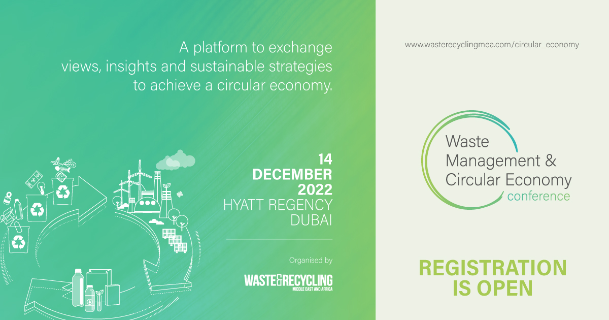 Waste &amp; Recycling MEA magazine is proud to announce the launch of Waste Management &amp; Circular Economy Conference on December 14 at the Hyatt Regency, Dubai. 
Register now! 
bit.ly/3Vp2MQf

#circulareconomy #confrence #sustainability #wrmea #businessmatchmaking