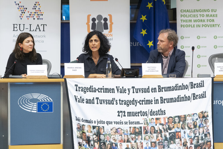 ProtectionInt's tweet photo. 📽️Last night was the first screening of @TheIllusionDoc at the #EuropeanParliament. We are proud to have supported the making of this film and stand by the tenacious #WHRDs that it features. 
Learn more ➡️ https://t.co/jSMgI9fNub 
#mHRDD #HumanRightsFilms #EnvironmentalHRDs https://t.co/xzHV81ifcO