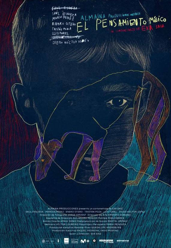 ✨ Maravilloso cartel el de 'El pensamiento mágico', el nuevo cortometraje de Eva Saiz (alumni e incubada), que cuenta con un equipazo repleto de #TalentoECAM.

¡Estaremos muy pendientes! 😎

#ComunidadECAM