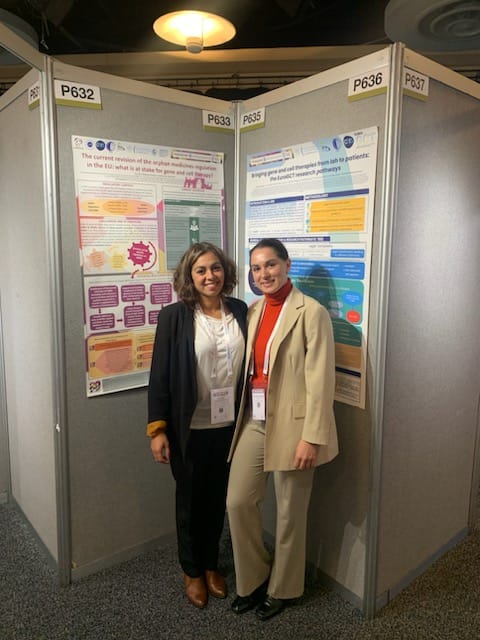 Come check out the fantastic #EuroGCT legal team's poster on tackling the regulatory pathway from lab to clinic! #ESGCT2022