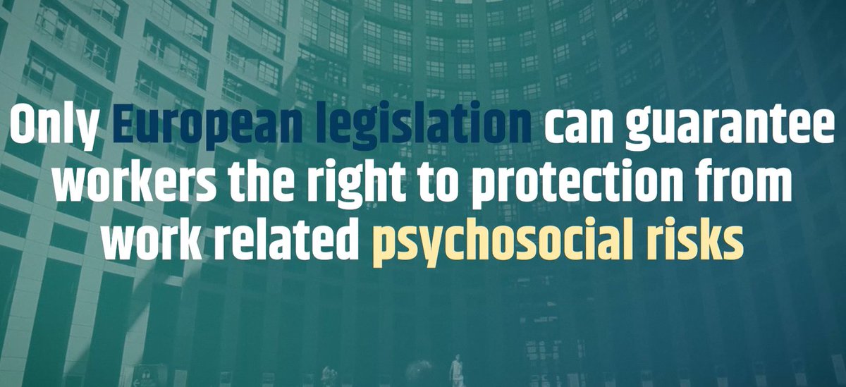 📄On #WorldMentalHealthDay, <a href="/EU_OSHA/">EU-OSHA 🇪🇺</a> published a piece on our #EndStress campaign, showing how we look to protect worker's mental health🤕. We are delighted to work jointly with them on the Healthy Workplaces: Lighten the Load 2020-22 project🤝  
bit.ly/3EEHRmm