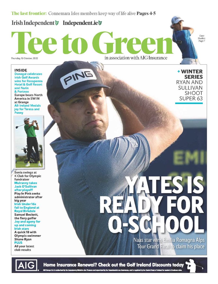 IrishGolfDesk's tweet photo. Check out Tee to Green in today’s @IndoSport https://t.co/4BOGRNCUv3