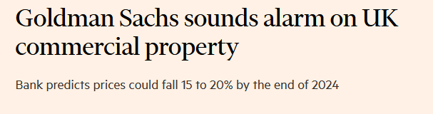 No need to be an Einstein to see that Commercial #RealEstate values, esp #Offices could be repriced given #WFH and normalising #InterestRates