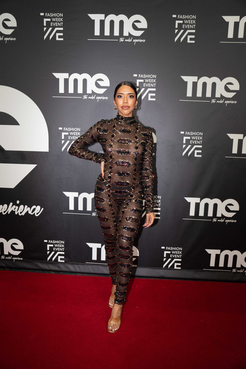 At the beginning of the year I said I wanted to be on a red carpet I didn’t know how I would do it but I did, I’m so happy to be apart of this years LA Fashion Week! It was an honor❤️‍🔥 #themodelexperience #lafw #HispanicHeritageMonth