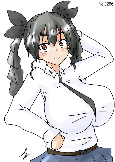 [ポーズアンチョビ]#1日1ドゥーチェ 
