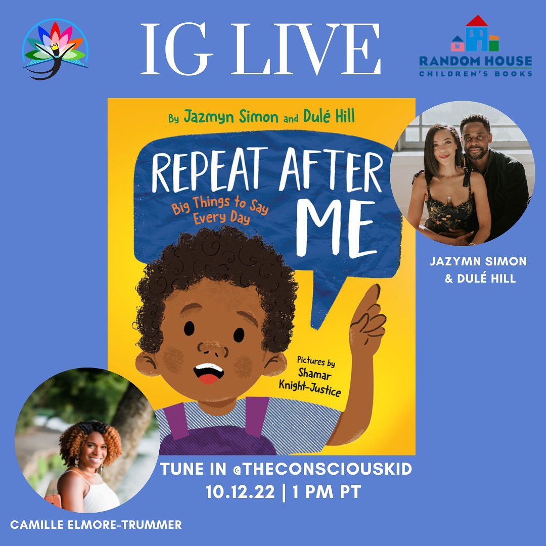 INSTAGRAM: <a href="/DuleHill/">Not the actor known as Dulé Hill</a> and @JazmynSimon discuss their new book #RepeatAfterMe instagram.com/p/CjoKYo3o3Xr/