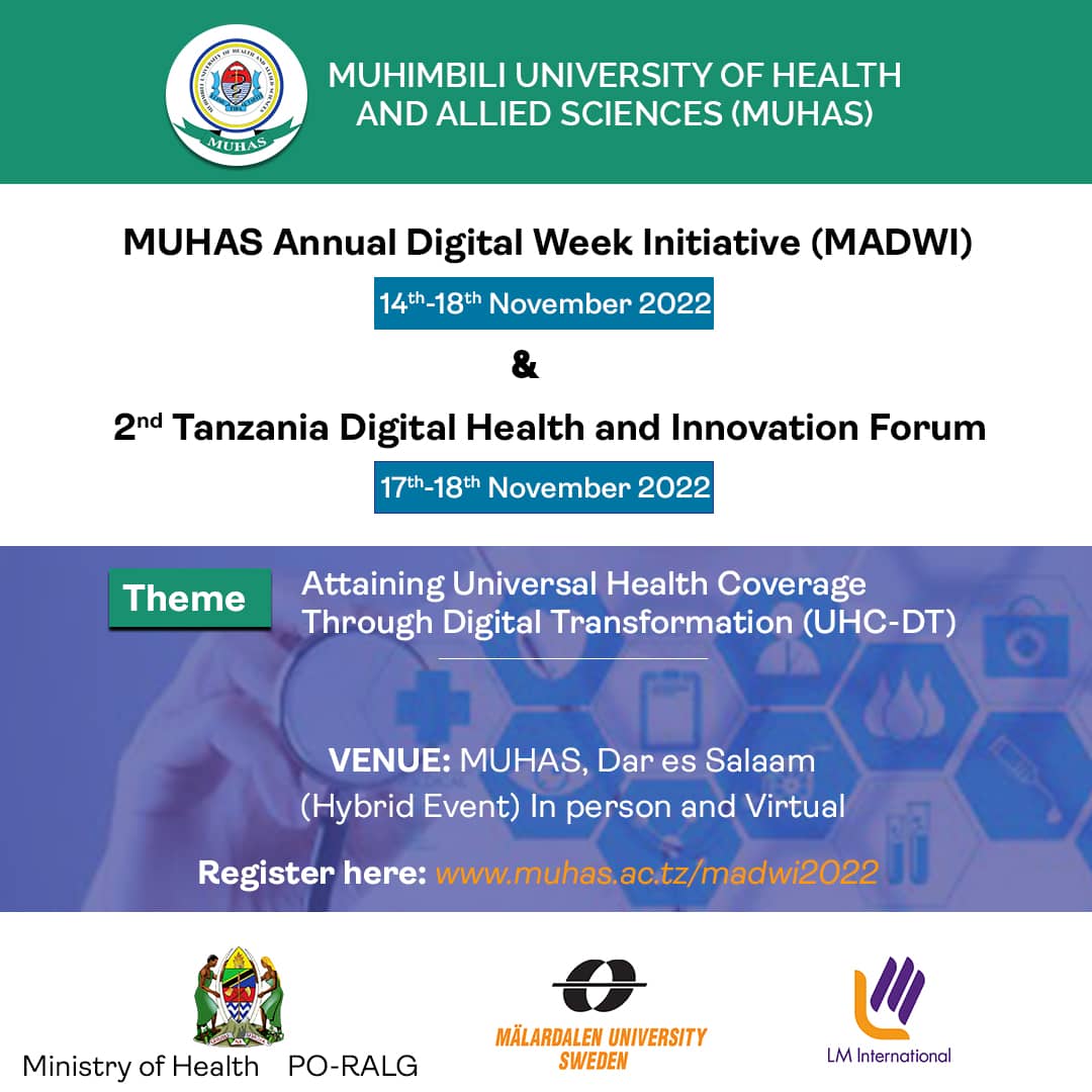 Felix Sukums (@fsukums) on Twitter photo You're cordially invited to join a two day Forum on #digitalhealth #DigitalTransformation #DigitalHealthWeek <a href="/muhimbiliuniver/">Muhimbili University</a> <a href="/lminternationa1/">LM International</a> <a href="/wizara_afyatz/">Wizara ya Afya Tanzania 🇹🇿</a> @OR_TAMISEMI <a href="/JossanSundqvist/">Josephine Sundqvist</a> <a href="/MafoleGloria/">gloria mafole</a> @shaban_A_S_Busg <a href="/DrRehemaChande/">Rehema Chande</a> <a href="/fsukums/">Felix Sukums</a> <a href="/josefnoll/">Josef Noll</a> You're cordially invited to join a two day Forum on #digitalhealth #DigitalTransformation #DigitalHealthWeek <a href="/muhimbiliuniver/">Muhimbili University</a> <a href="/lminternationa1/">LM International</a> <a href="/wizara_afyatz/">Wizara ya Afya Tanzania 🇹🇿</a> @OR_TAMISEMI <a href="/JossanSundqvist/">Josephine Sundqvist</a> <a href="/MafoleGloria/">gloria mafole</a> @shaban_A_S_Busg <a href="/DrRehemaChande/">Rehema Chande</a> <a href="/fsukums/">Felix Sukums</a> <a href="/josefnoll/">Josef Noll</a>