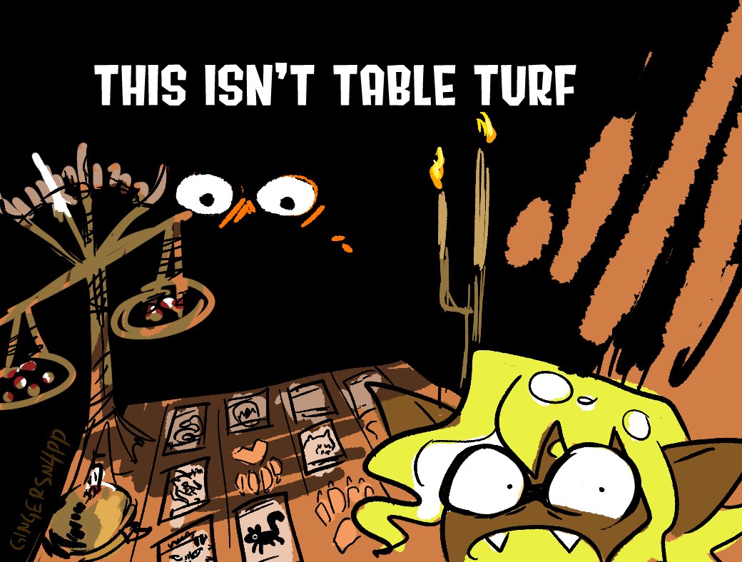 gingersn4pp's tweet photo. she got lost #inscryption #splatoon3 #tableturf https://t.co/b0ss7CHPGq