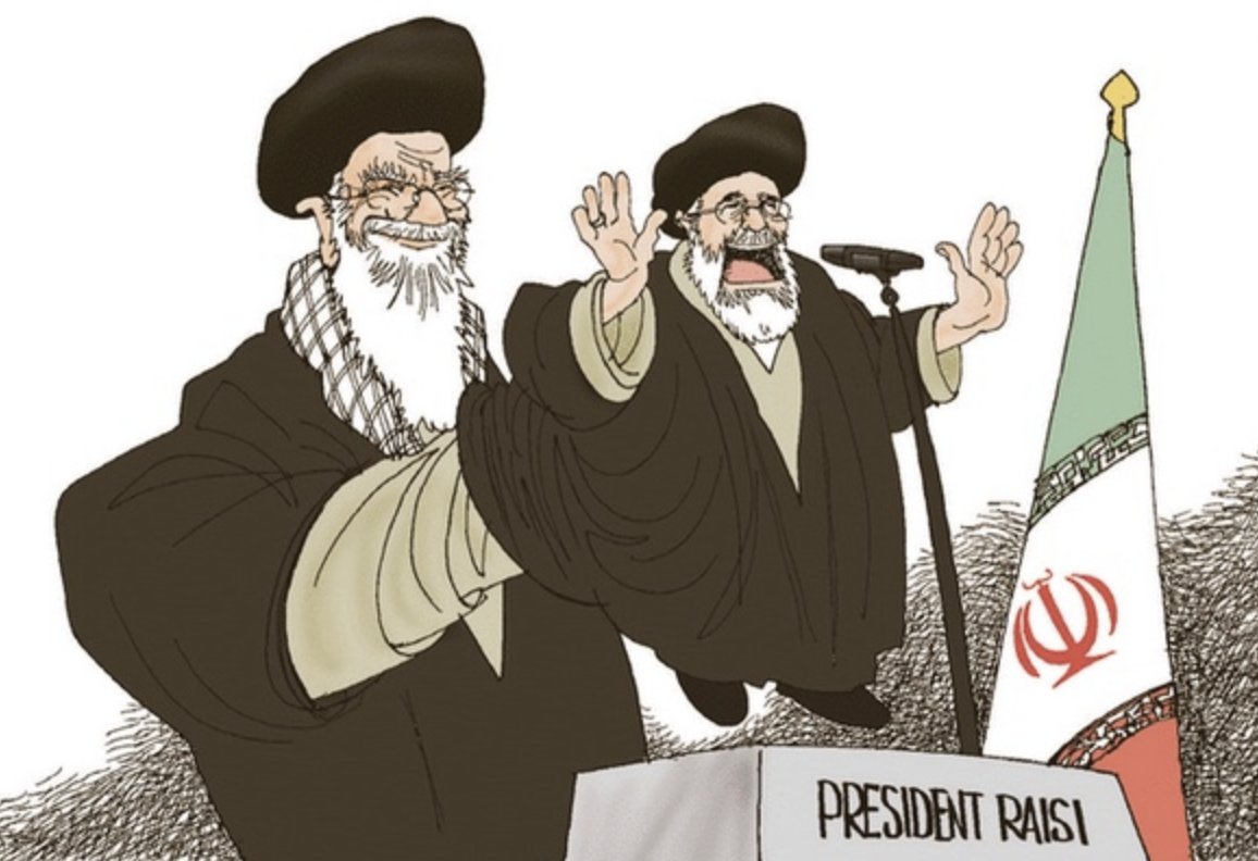YourAnonA's tweet photo. The Already-Chosen Puppet Raisi Based His Fake Presidential Campaign on a So-Called Anti-Corruption Commitment; The Supreme Tyrant Knew Iranians Were Fed Up With the System, Overwhelmed by Decades of Illusion, Deception, and Cruelty. 

#IranRevolution 
#OpIran 
#MahsaAmini https://t.co/9AV66xjDCT