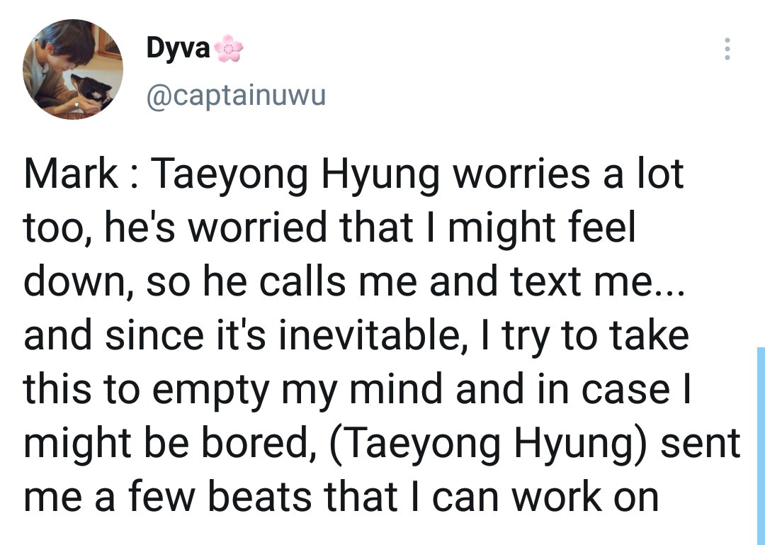 leeACEtaeyong's tweet photo. Taeyong always reassures, praises, supports his members &amp; takes care of them in the best way possible. He also contributes a lot to choreos creativity, mv filmings, recordings, stage performances. One and only best leader #TAEYONG https://t.co/7sals75BfT