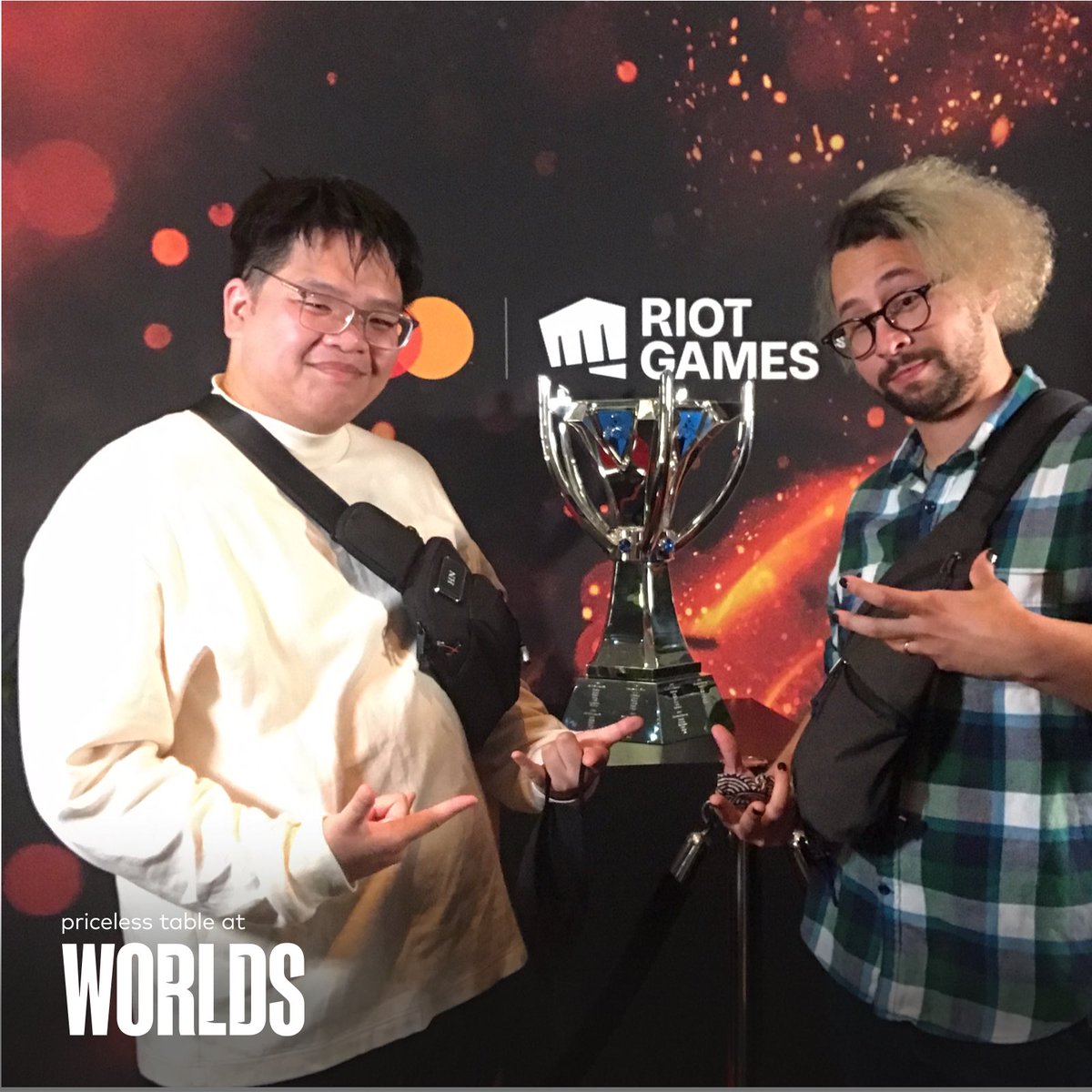 TKatzmanIT's tweet photo. Shoutout to @riotgames and @MastercardNexus for the #pricelesstable event at the Midnight Theatre in NYC. Some shots of the amazing and enthusiastic @razlol who made our night (That offer for a worlds drink is still good when you’re free!) https://t.co/ZnZ9706rVO